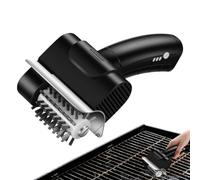 Spazzola elettrica per barbecue con spazzola automatica per barbecue | Spazzola automatica per griglia per adulti, cucina, campeggio, picnic, feste all'aperto, riunioni, barbecue
