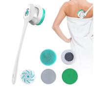 Spazzola elettrica per corpo | Scrubber detergente per corpo,Scrubber facciale elettrico per ragazze, scrubber per la pulizia del corpo del viso per massaggio detergente per corpo