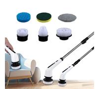 Spazzola elettrica per il bagno - Spazzola elettrica senza fili potente senza fili | Scrubber elettrico per bagno | Spazzola per la pulizia di pavimenti e pareti della vasca da bagno