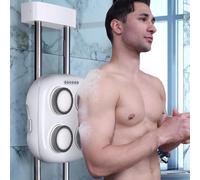 Spazzola Elettrica per Il Corpo per La Doccia, Spazzola Esfoliante per La Schiena Ricaricabile Montata a Parete, Rotazione Automatica a 360°, 6 Livelli Di Intensità, Pulizia Profonda