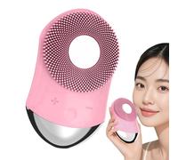 Spazzola elettrica per il lavaggio del viso - Spazzola facciale elettrica per la cura quotidiana, lavaggio facciale in silicone, spazzola di pulizia per le donne con pelle sensibile alla casa