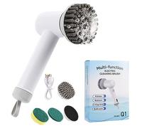 Spazzola elettrica per la pulizia del lavello della cucina,Spazzole pulite portatili senza fili,Scrubber elettrico rotante per bagno, lavandino, finestra, pavimento parete