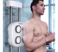 Spazzola Elettrica Per La Schiena Automatica Da Parete, Spazzola Per Il Corpo Elettrica, Testina Rotante Automatica A 360°, Regolabile Su E Giù Fino A 64 Cm, Pulizia Profonda,A