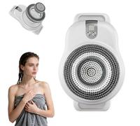 Spazzola Elettrica per Schiena Regolabile Su E Giù, Spazzola Elettrica per Schiena Completamente Automatica E Rotante 360°, Regolazione 3 Velocità, Dispositivo con Disco Spazzola Diviso,A