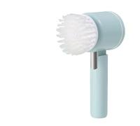 Spazzola Elettrica Rotante, Spazzola For La Pulizia Del Bagno Senza Fili, Spazzola Elettrica Con 5 Testine Sostituibili, Spazzola Elettrica For La Pulizia(E300 Green)