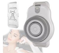 Spazzola esfoliante a parete per doccia, spazzola elettrica per la schiena con testine sostituibili e batteria da 2550 mAh, rotazione automatica a 360°, spazzola esfoliante intelligente