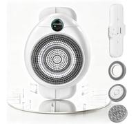 Spazzola Esfoliante Automatica Per Il Corpo, A Mani Libere | Impermeabile Ipx7, 3 Velocità, 3 Testine Intercambiabili, Regolazione Dell'altezza Con Un Clic