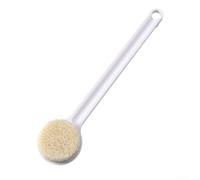 Spazzola esfoliante per doccia con manico lungo e setole in nylon a punta fine per un trattamento controllato della pelle