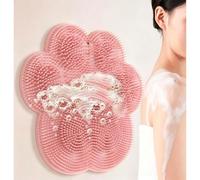 Spazzola Esfoliante per Doccia Piedi E Schiena Massaggio Pad (Pink)