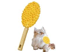 Spazzola esfoliante per gattini, spazzola esfoliante per gatti a forma di Dorian, spazzola morbida per massaggiare i gatti per ridurre la formazione di pelucchi