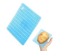 Spazzola esfoliante per la pulizia delle verdure, con setole morbide, impugnatura ergonomica e facile, rimozione dello sporco con scanalature profonde, accessorio da cucina, piccolo strumento manuale