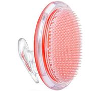 Spazzola esfoliante per peli incarniti e prevenzione delle protuberanze da rasoio, esfoliante delicato pre-rasatura per pelle liscia e setosa su viso, gambe, linea bikini, arancione, 10,2 x 7,6 cm