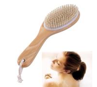 Spazzola esfoliante per pelle secca con setole naturali per tutto il corpo