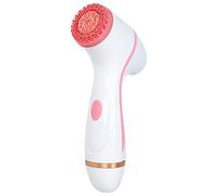 Spazzola facciale ricaricabile rosa, spazzola elettrica a doppia velocità della pelle per pulizia, Ipx7 impermeabile con le teste intercambiabili, 8.3×7.8
