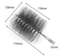 Spazzola Filo Acciaio Resistente per Mantenere Caldaie Pulite ed Efficienti