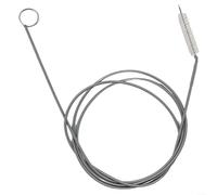 Spazzola flessibile in acciaio inossidabile per la pulizia automatica dei fori di scarico, setole in nylon per rimuovere i detriti nei tubi di auto e elettrodomestici (160 cm)