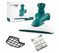 Spazzola Folletto HD40 100% COMPATIBILE - COMPRESO DI 6 PROFUMINI e 1 GRIGLIA MOTORE per Aspirapolvere VK140, Ricambio Alta Qualità per Tutti i Pavimenti