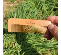 Spazzola For Capelli Morbida In Legno Personalizzata For Bambini, Pettini For Capelli For Bambini Con Nome Inciso Personalizzato, Baby Shower Battesimo(A)