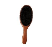 Spazzola for capelli, spazzola for capelli con setole di cinghiale for capelli lunghi, corti, spessi, ricci, lisci, ondulati e asciutti for uomini e donne, niente più grovigli(Round)