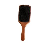 Spazzola for capelli, spazzola for capelli con setole di cinghiale for capelli lunghi, corti, spessi, ricci, lisci, ondulati e asciutti for uomini e donne, niente più grovigli(Square)