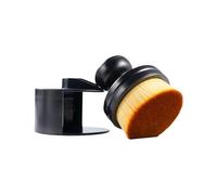 Spazzola for dettagli auto portatile, spazzola for pneumatici auto con coperchio di tenuta, spazzola for dettagli morbida ad alta densità, compatibile con lucidatura pneumatici e cera.(B)