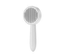 Spazzola for gatti compatibile for la caduta dei peli lunghi e corti Autopulente Pet Slicker Spazzole for massaggi for toelettatura 2 pezzi(White)