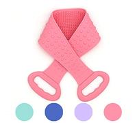 Spazzola for il corpo da bagno in silicone, spazzola for la schiena dal corpo morbido pieghevole su entrambi i lati, design con manico lungo, ecologica, facile da pulire, portatile for viaggiare /23(P