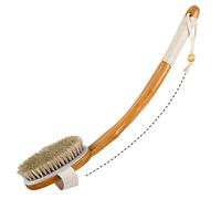 Spazzola for il corpo di qualità premium, robusta setola imitazione cinghiale Spazzola asciutta a setole morbide for cellulite e linfa, spazzola esfoliante for la pelle, la cosa migliore for uomini e