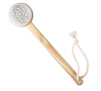 Spazzola for la schiena a doppia faccia for uso domestico Spazzola for il bagno in pietra con manico lungo Spazzola for il bagno con sfregamento for capelli morbidi Sfregamento for la schiena Sfregame