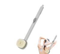 Spazzola for la schiena for doccia,Spazzola for doccia con manico lungo con dispenser di sapone,Spazzola for bagno,Spazzola for doccia con setole morbide,Spazzola for pulizia massaggio posteriore rimo