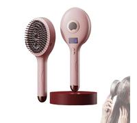 Spazzola for lo styling e spray for capelli 2 in 1, spazzola for capelli bagnati e asciutti che non si annodano, setole ultra morbide che scorrono tra i nodi(Pink)