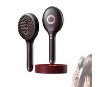 Spazzola for lo styling e spray for capelli 2 in 1, spazzola for capelli bagnati e asciutti che non si annodano, setole ultra morbide che scorrono tra i nodi(Black)