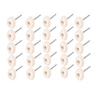 Spazzola for paglietta abrasiva in nylon, compatibile con mini trapano manuale Dremel in fibra, gambo da 2,35 mm/3 mm(White 25pcs,2.35mm)