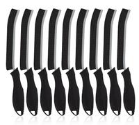 Spazzola Fughe Fessure Multiuso Set 9 Pezzi | Pulizia Profonda Mattonelle Piastrelle e Angoli | Setole Dure Anticalcare Antimuffa | Bagno Cucina Doccia Casa e Auto