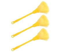 Spazzola Giallo per Pulire Buddha 3 Pezzi in Fibra di Vetro Abs | Offerte e Templi, Uso Pratico nel Tempio Buddhista, Utensile per Manutenzione Rituale