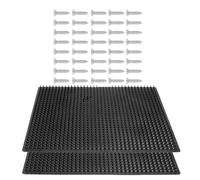 Spazzola Grattaschien per Capre | Cura del Mantello e Antiprurito | Set di 2 Spazzole Massaggianti per Bovini,Per bovini, mucche, cani, pecore, fattoria, stalla, scuderie