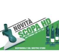 SPAZZOLA HD 40 CON SNODO E ROTELLE X 120/121/122 COMPATIBILE ALTA QUALITÀ
