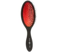 Spazzola Head Jog 101. Spazzola capelli con cuscino in nylon rosso per asciugatura e raddrizzatura. Ideale per capelli ed estensioni lunghi, spessi e mossi. Spazzola capelli districante.