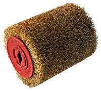 SPAZZOLA FILO ACCIAIO RIVESTITO OTTONE MAKITA 9741 SATINATRICE MAKITA P-65648