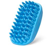 Spazzola in gomma per cani a pelo corto, morbida e delicata, da usare bagnata come spazzola da bagno o asciutta per toelettare i capelli sciolti