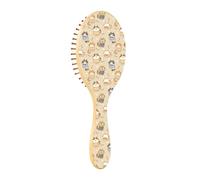 Spazzola in legno Paddle Spazzole Per Capelli Per Le Donne Spazzola Di Legno Per La Crescita Dei Capelli Massaggio Spazzola Per Capelli Carino Gatto Del Fum