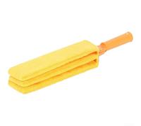 Spazzola in microfibra per feritoie e per la pulizia della bocchetta dell'aria, cattura efficacemente le particelle di polvere, adatta per più superfici e aree difficili da raggiungere (arancione)