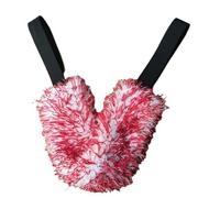 Spazzola in microfibra per la pulizia di fessure e ruote per interni, esterni e spazi ristretti, 36 x 8 cm, in fibra fine, pieghevole, colore nero