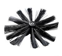 Spazzola in nylon da 200 mm per la pulizia di sfiato dell'asciugatrice e del camino, efficace rimozione dei pelucchi con interfaccia filettata M8