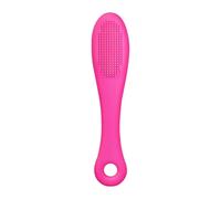 Spazzola in silicone morbido per il mento del gatto, spazzola per la pulizia del mento del gatto, spazzolino da denti da dito per animali domestici