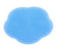 Spazzola in Silicone per Lavaggio Chioma Bebé, Blu, Fiore | Forma Farfalla Fiocco, Pulizia Delicata del Cuoio Capelluto, per Squame e Pelle Secca, Casa e Viaggio