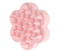 Spazzola in Silicone per Lavaggio Chioma e Cuoio Capelluto Rosa | Bebè e Toddler, Presa Facile, Uso Durante il Lavaggio della Testa, Sollievo dal Prurito