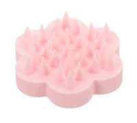 Spazzola in Silicone per Lavaggio Cuoio Capelluto Rosa | Presa Facile, Sollievo dal Prurito, Uso Durante il Lavaggio, per Ragazzo Ragazza e Toddler
