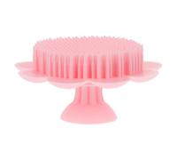 Spazzola in Silicone Rosa per Lavaggio Chioma Ragazzo Ragazza | Impugnatura Facile e Struttura Leggera, Pulizia Cuoio Capelluto, Accessorio per Doccia e Bagnetto Infantile