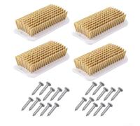 Spazzola interattiva per la pulizia dei porcellini d'India, set di 4 strumenti per arricchire e giocare, divertente accessorio per piccoli animali per criceti e animali domestici